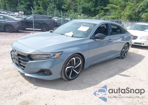 2022 Honda Accord Sport из США, поврежденный, VIN 1HGCV1F36NA112813